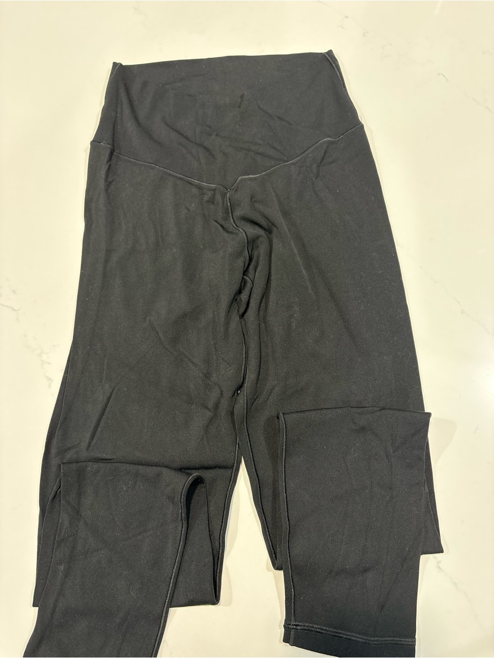 WMNS Offline By Aerie Black High-Waist Crossover Leggings Sz Medium